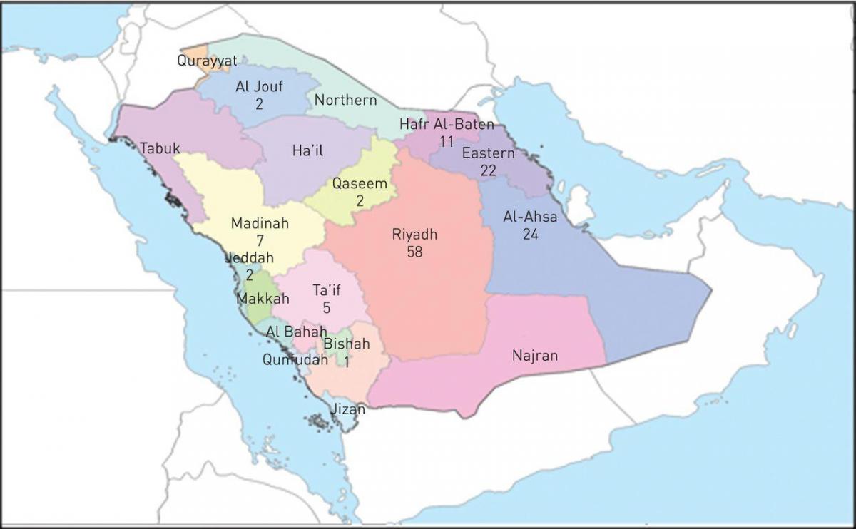 Harta e al ahsa Arabia Saudite