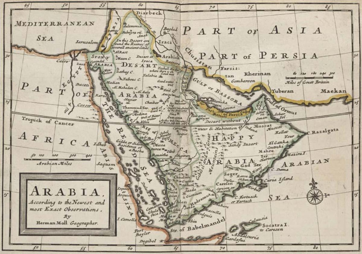 Hartë e lashtë në arabi Saudite