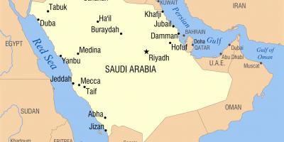 Riad KSA hartë