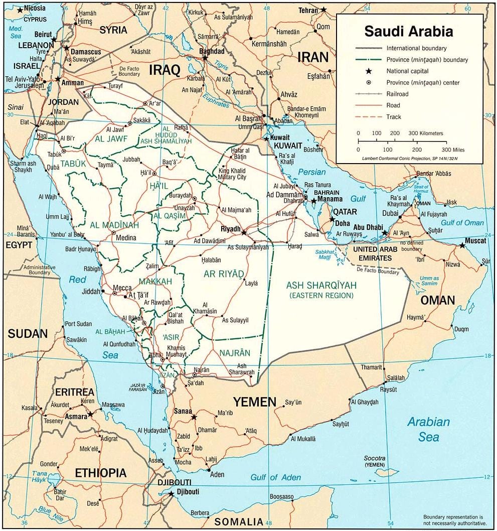 Harta e arabisë Saudite fotot