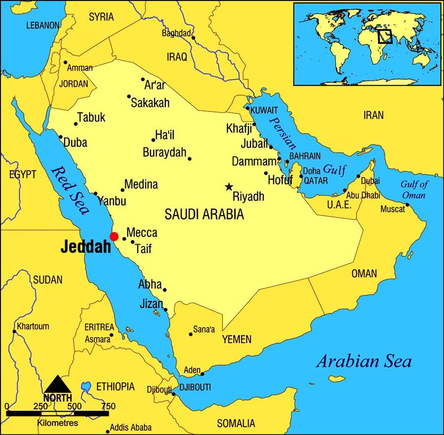 jeddah KSA hartë
