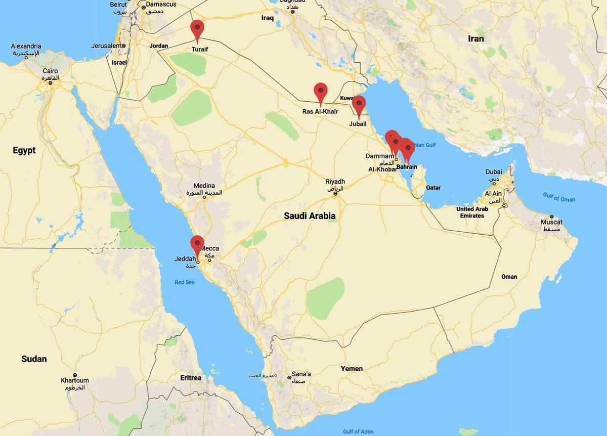 harta e arabisë Saudite al khobar