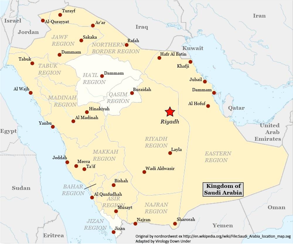 Harta e najran Arabia Saudite