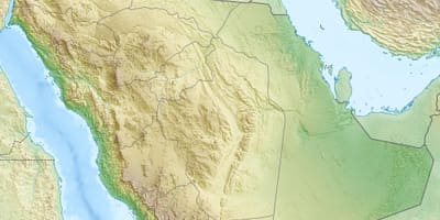 Harta e arabisë Saudite malet