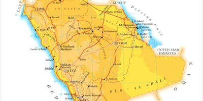 Dammam KSA hartë