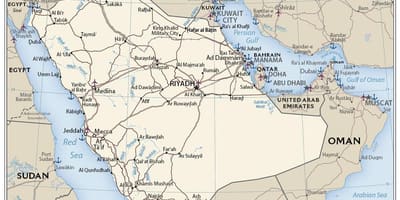 Harta e dhahran Arabia Saudite 