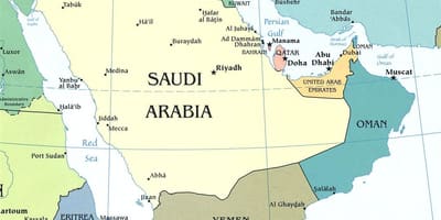 Harta e Arabisë gadishullin Arab
