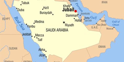 Jubail KSA hartë