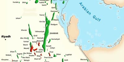 Harta e manifa Arabia Saudite