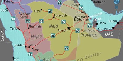 Harta e turaif Arabia Saudite